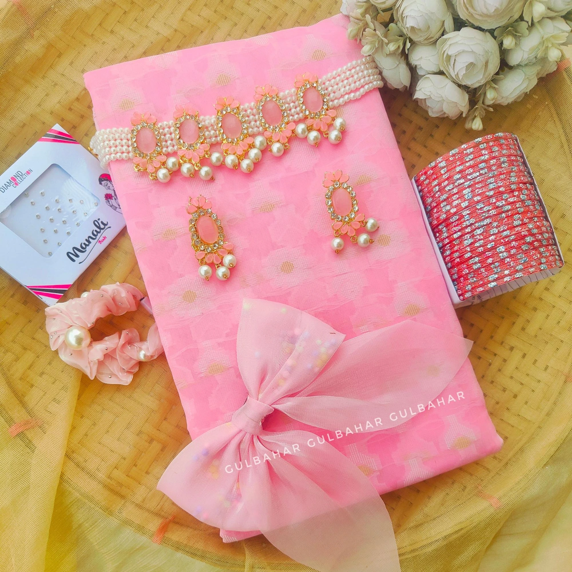 পিংক জামদানি কম্ব